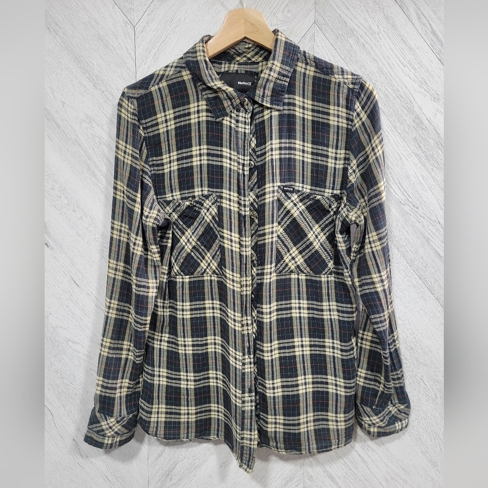 Ladies Hurley Plaid Shirt